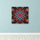 BullmasterGardian 16×16 Canvasprint Canvas Afdruk (Insitu (Houten vloer))