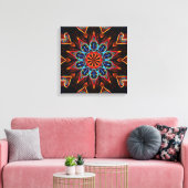 BullmasterGardian 16×16 Canvasprint Canvas Afdruk (Insitu (Woonkamer))