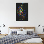 BullmasterGardian 20x30 Canvasprint Canvas Afdruk (Insitu (Slaapkamer))