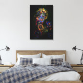 BullmasterGardian 20x30 Canvasprint Canvas Afdruk (Insitu (Slaapkamer))
