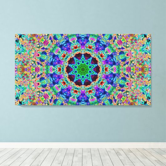 BullmasterGardian 40x21 Canvas Print (Insitu (Houten vloer))