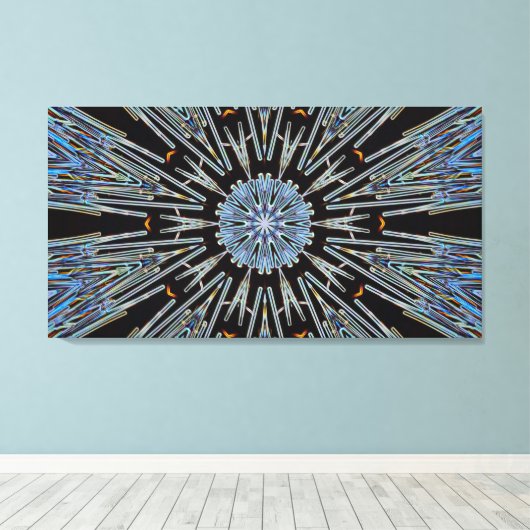 BullmasterGardian 40x21 Canvas Print (Insitu (Houten vloer))