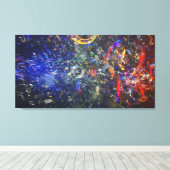 BullmasterGardian 40x21 Canvasprint Canvas Afdruk (Insitu (Houten vloer))