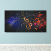 BullmasterGardian 40x21 Canvasprint Canvas Afdruk (Insitu (Houten vloer))