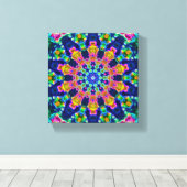 BullmasterGardian 8x8 Canvas Print (Insitu (Houten vloer))