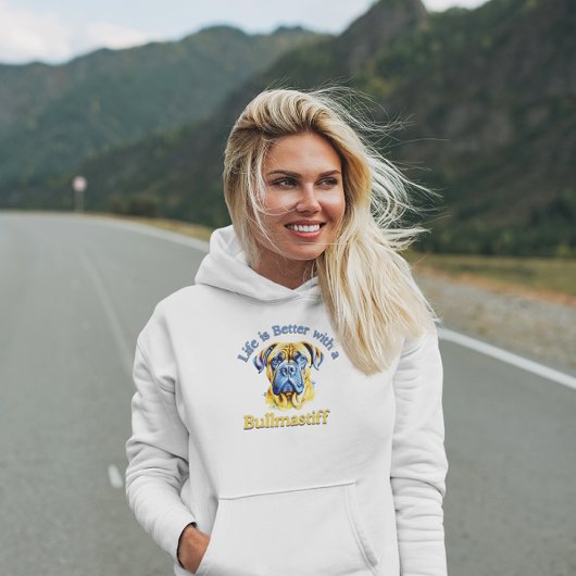 Bullmastif hond moeder hond papa custom hoodie