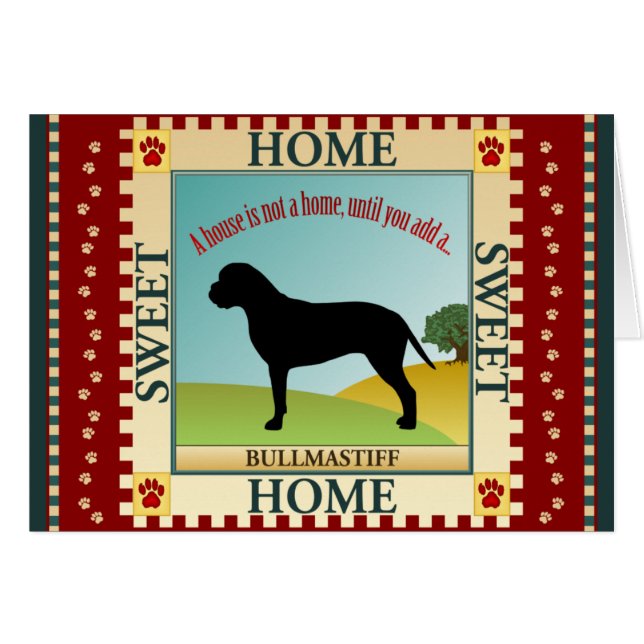 Bullmastiff (Voorkant Horizontaal)