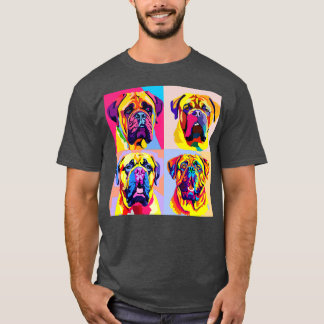 Bullmastiff Art Hondenliefhebber Cadeaus T-shirt