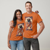 bullmastiff astronaut t-shirt (Unisex)