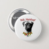 Bullmastiff Bah Humbug - Button (Voorkant /achterkant)