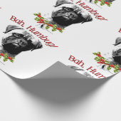 Bullmastiff Bah Humbug T-shirt Cadeaupapier (Hoek)