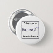 Bullmastiff Beveiligingssysteem - Button (Voorkant /achterkant)