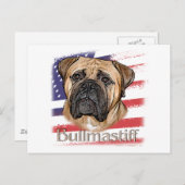 Bullmastiff Briefkaart (Voorkant / Achterkant)