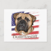 Bullmastiff Briefkaart (Voorkant)