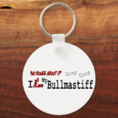 BULLMASTIFF Cadeaus Sleutelhanger (Voorkant)