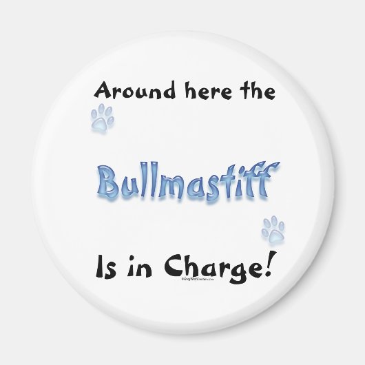 Bullmastiff Charge - Magneet (Voorkant)