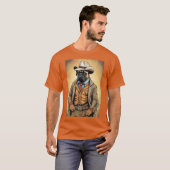 Bullmastiff cowboy t-shirt (Voorkant volledig)