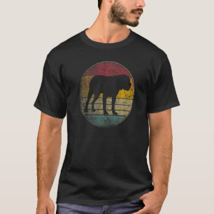 Bullmastiff Dog Gif Retro Style  70s 80s 90 T-shirt