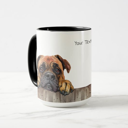 Bullmastiff Dog Mok (Voorkant links)