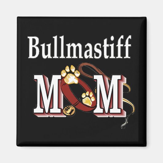 Bullmastiff Dog MOM Magneet (Voorkant)