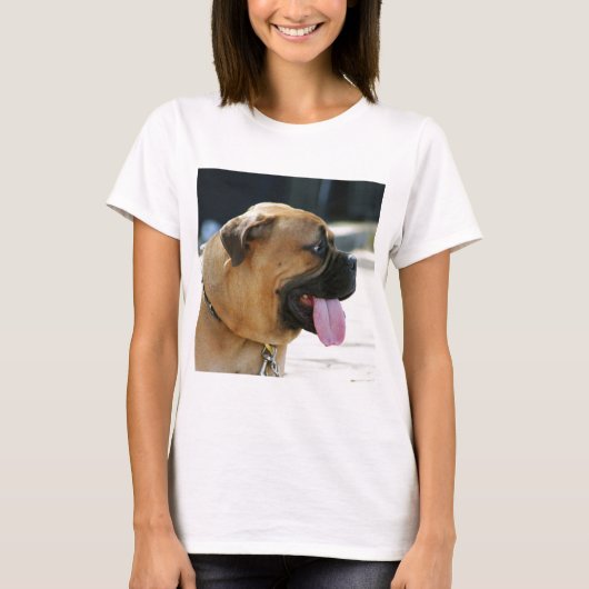 Bullmastiff Dog T-shirt (Voorkant)