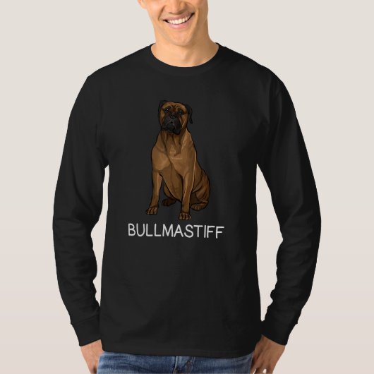 Bullmastiff Dog T-shirt (Voorkant)