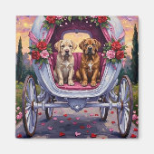 Bullmastiff Dog Valentine's Day Magneet (Voorkant)