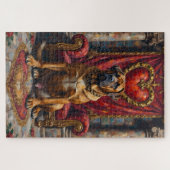 Bullmastiff Dog Valentine's Day Royal Heart Crest Legpuzzel (Horizontaal)