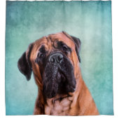 Bullmastiff Douchegordijn (Voorkant)
