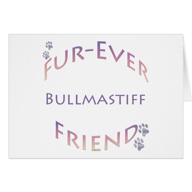 Bullmastiff Furever (Voorkant Horizontaal)