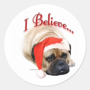 Bullmastiff geloof ik - Sticker