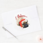 Bullmastiff geloof ik - Sticker (Envelop)