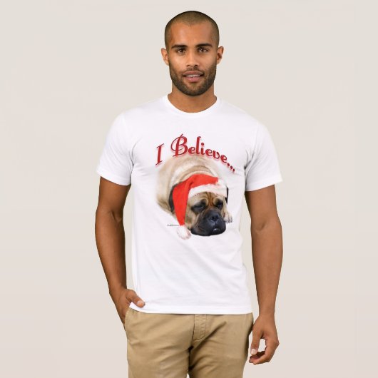 Bullmastiff geloof ik t-shirt (Voorkant volledig)