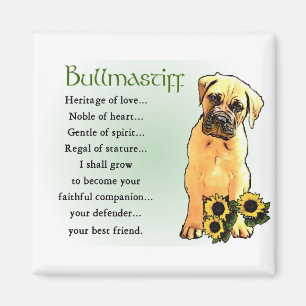 Bullmastiff Gifts Magneet