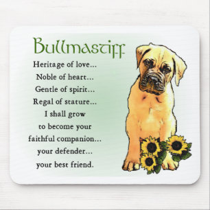 Bullmastiff Gifts Muismat
