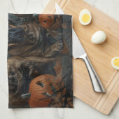 Bullmastiff Halloween Nacht Doggy Delight Theedoek (Quarter Fold)