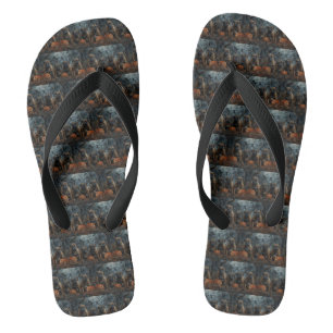 Bullmastiff Halloween Nacht Hondendeleren Teenslippers