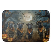 Bullmastiff Halloween Spooky Badmat (Voorkant)