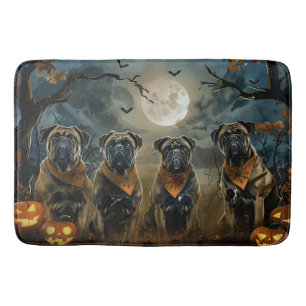 Bullmastiff Halloween Spooky Badmat