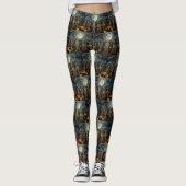 Bullmastiff Halloween Spooky Leggings (Voorkant)