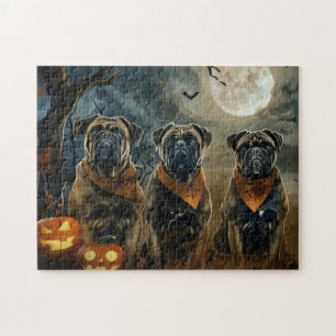 Bullmastiff Halloween Spooky Legpuzzel