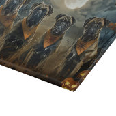 Bullmastiff Halloween Spooky Snijplank (Hoek)