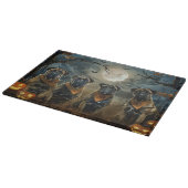 Bullmastiff Halloween Spooky Snijplank (Hoek)