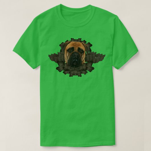 Bullmastiff hond 5 t-shirt (Design voorkant)