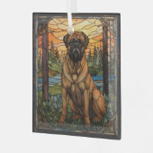 Bullmastiff hond ornament (Voorkant links)