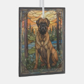 Bullmastiff hond ornament (Voorkant Rechts)
