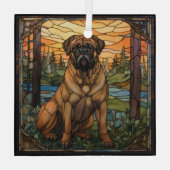 Bullmastiff hond ornament (Achterkant)