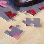 Bullmastiff hond Valentijnsdag Legpuzzel (Zijkant)