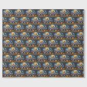 Bullmastiff Honden Pompoen Halloween Grappig Cadeaupapier (Vlak)