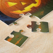 Bullmastiff Honden Pompoen Halloween Grappig Legpuzzel (Zijkant)